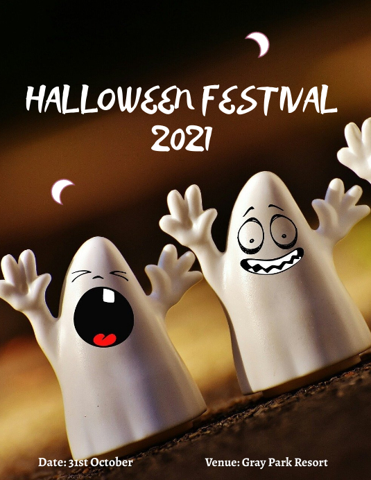 Halloween Social Media Posts Template | PosterMyWall