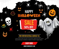 Halloween Special Discount Medium Rectangle template