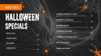 Orange Specials Halloween Menu Digital Display (16:9) template