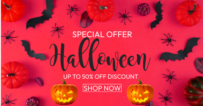 Halloween Special Sale Ads Facebook Shared Image template