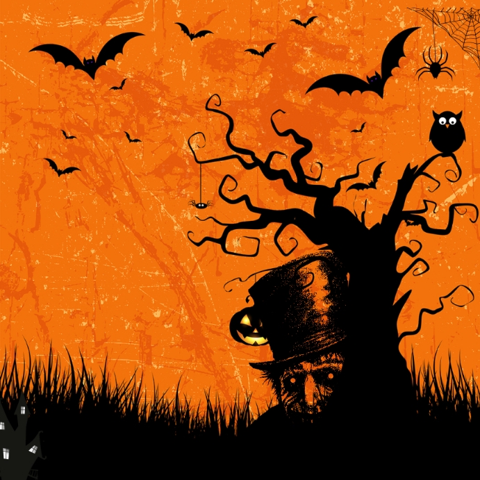 Halloween spooky design Template | PosterMyWall