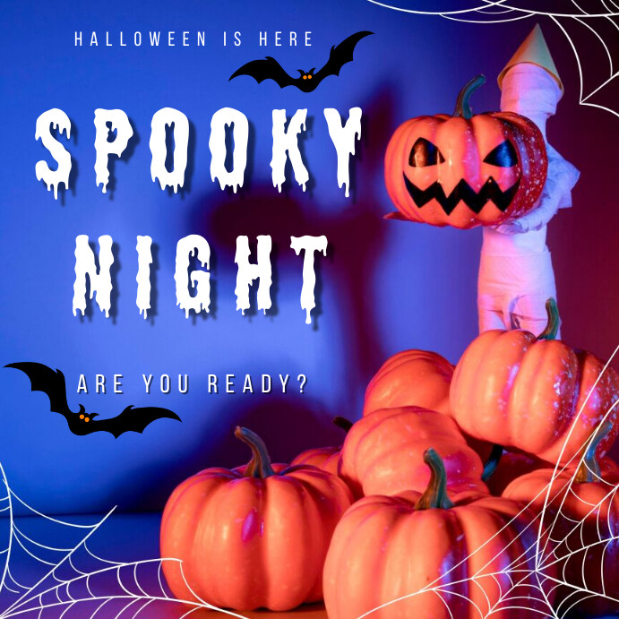 Halloween Spooky Night Template | PosterMyWall