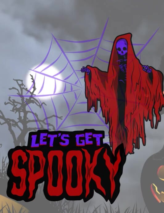 Plantilla de Halloween spooky post template | PosterMyWall