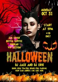 halloween template A6