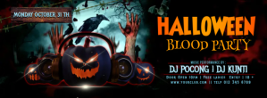 Sort Halloween Party Facebook Cover Photo Template