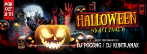 Halloween Theme Facebook Cover Template
