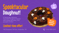 Purple Halloween Menu Digital na Display Template - Page 3