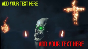 Halloween trick or treat Ekran reklamowy (16:9) template