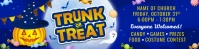 Halloween Trunk or Treat Banner template