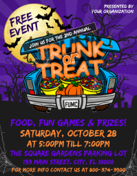990 Trunk Or Treat Customizable Design Templates Postermywall
