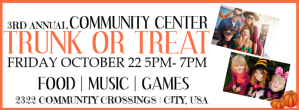 Halloween Trunk or Treat Event Flyer template
