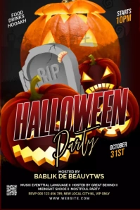 Halloween Tumblr Graphic template