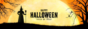 halloween twitter header template