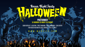 Halloween Twitter Post Iphosti le-Twitter template