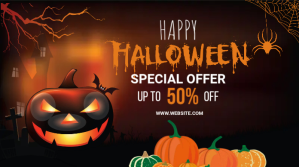 Halloween Twitter Post Iphosti le-Twitter template