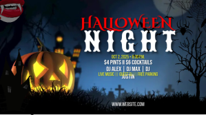 Halloween Twitter post Iphosti le-Twitter template