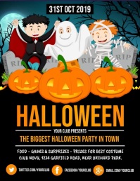 Halloween Party Template | PosterMyWall