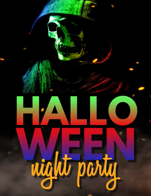 Copy Of Halloween Video Happy Halloween Spooky Postermywall