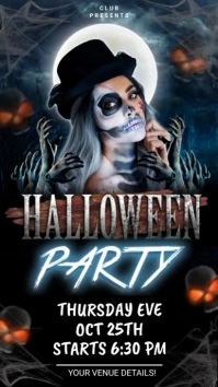 halloween video Instagram Story template