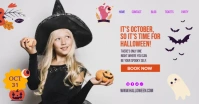 Halloween Website Header Facebook Shared Image template