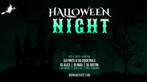 Halloween YouTube Thumbnail YouTube-miniature template
