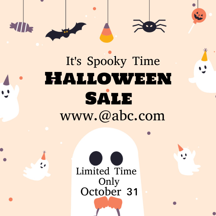 Haloween sale & discount offer templates Instagram Post