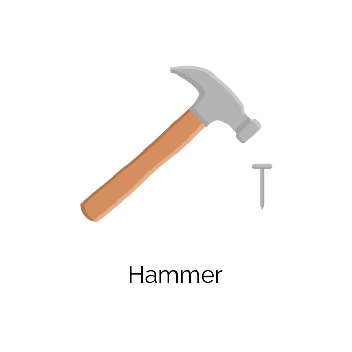 Hammer Logo template