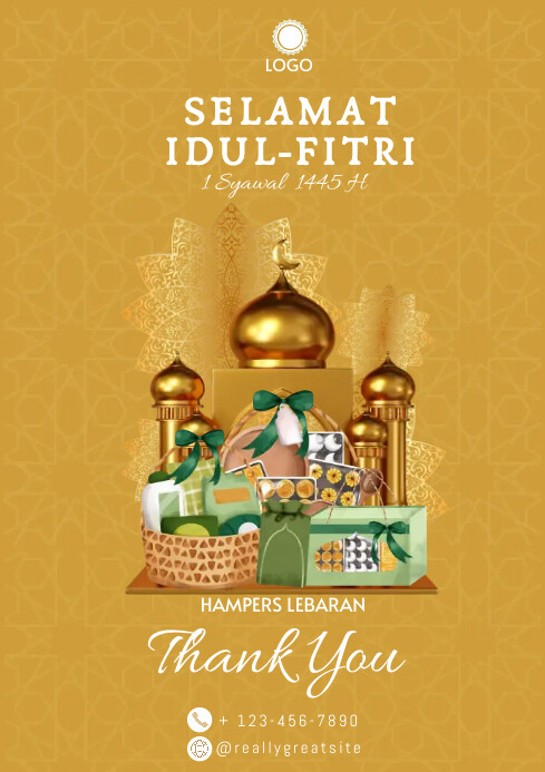 Hampers Lebaran Template | PosterMyWall