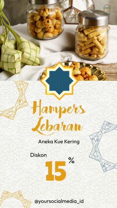 hampers lebaran template | PosterMyWall