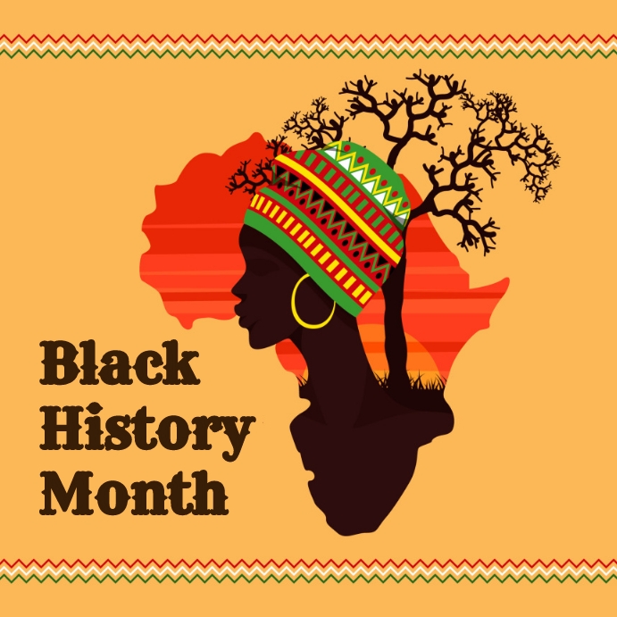 Copy of Hand drawn black history month background | PosterMyWall