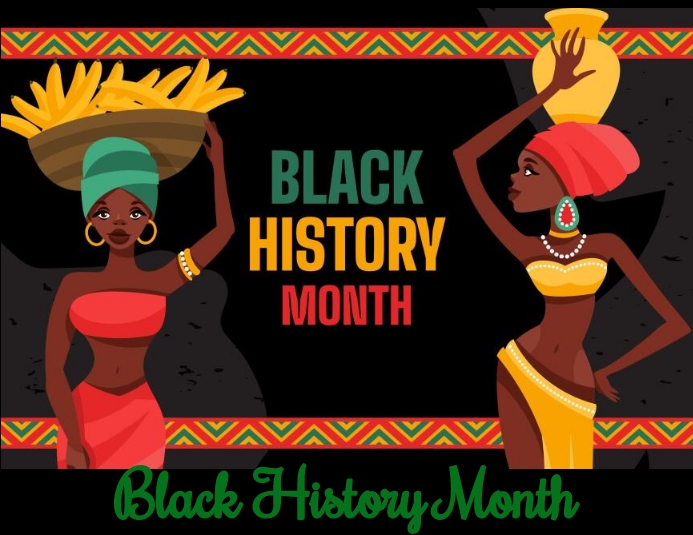 Copy of Hand drawn black history month background | PosterMyWall