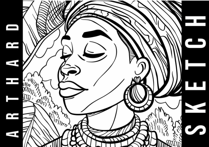 Hand Drawn Sketch A5 template