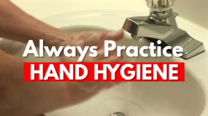 Hand Hygiene Corona Virus Prevention Video Tampilan Digital (16:9) template