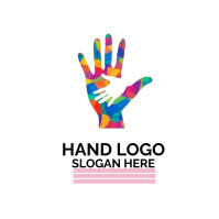 Logo With Hand Example hand logo Template | PosterMyWall