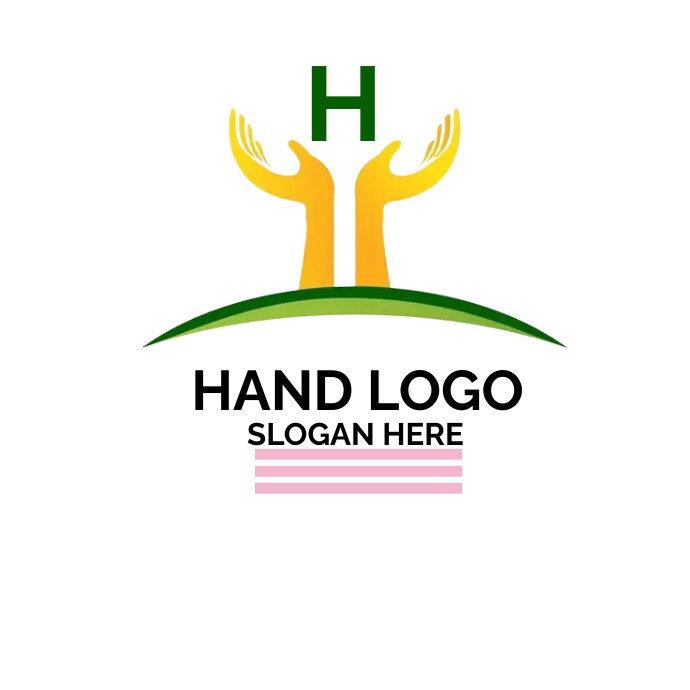 HAND LOGO template