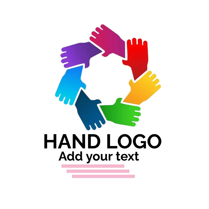 Full Hand Logo Design Hand To Hand Logo