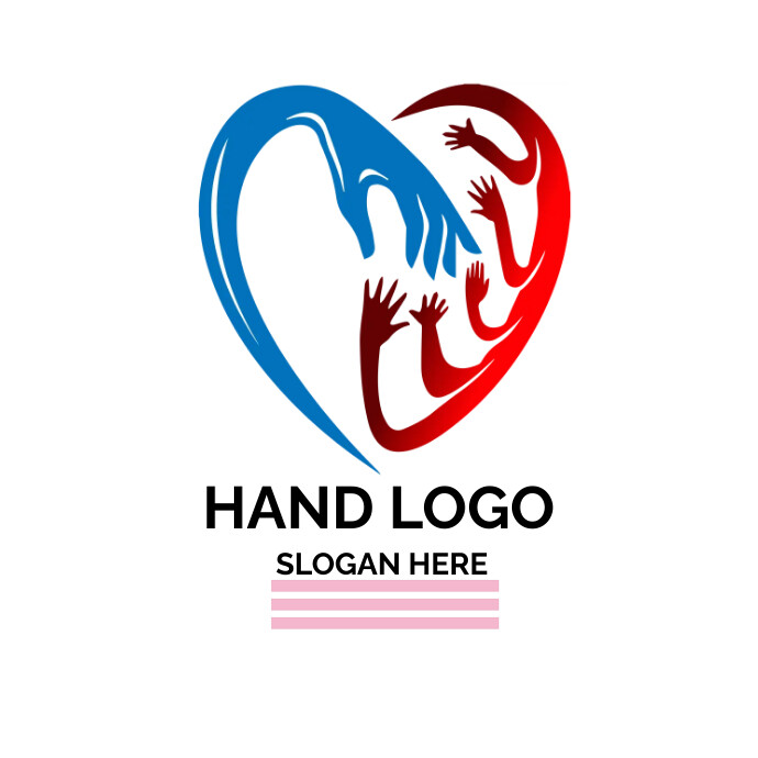 Plantilla de Blanco Hand Logo Logos | PosterMyWall