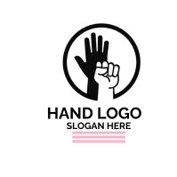 State Logo Hand hand logo Template | PosterMyWall