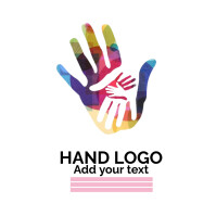 Paper Hand Logo hand logo Template | PosterMyWall