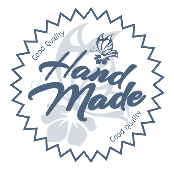 Copy of Hand made sticker label white Instagram post | PosterMyWall