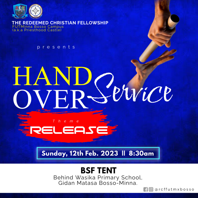 Hand Over Backdrop Hand Over Service Template | PosterMyWall