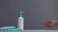 Hand Sanitizer Foto de Portada de Canal de YouTube template