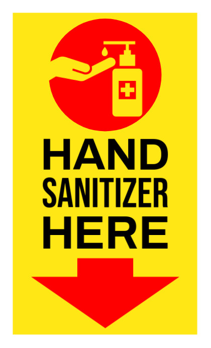Copy of Hand Sanitizer Here Sign Board Template | PosterMyWall Copy of Hand Sanitizer Here Sign Board Template | PosterMyWall