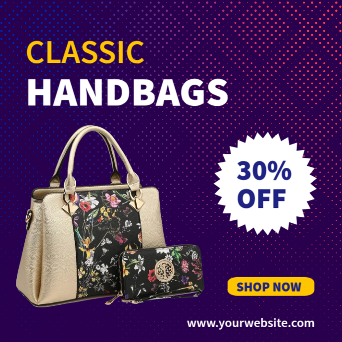 Handbag Instagram Plasing template
