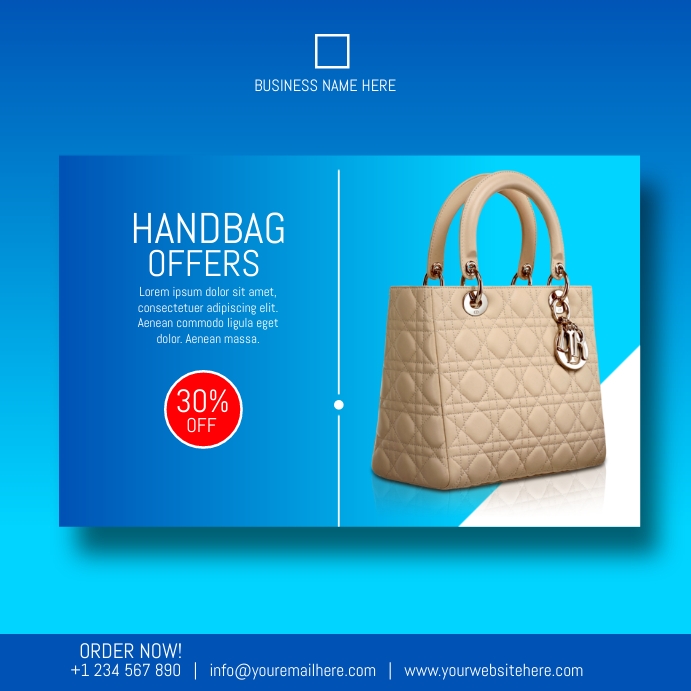 Copy of handbag sale PosterMyWall
