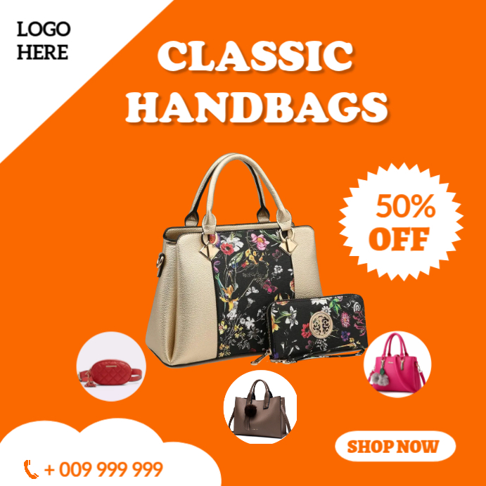 Handbags Template | PosterMyWall