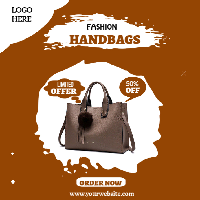 Handbags Template | PosterMyWall