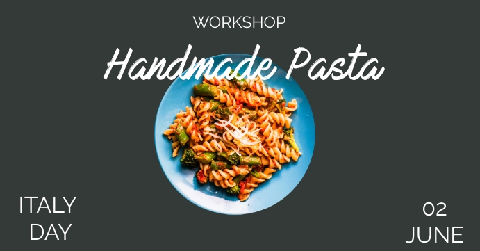 Handmade Pasta Preparation Workshop Ad Template PosterMyWall Handmade Pasta Preparation Workshop Ad Template PosterMyWall