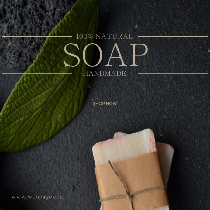 Handmade Soap Instagram promotion template | PosterMyWall