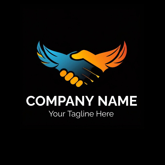 Modèle Handshake Logo Design For Company | Handshake | PosterMyWall